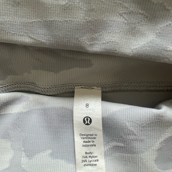 lululemon wunder under legging 25 inch white camo - Picture 3 of 3